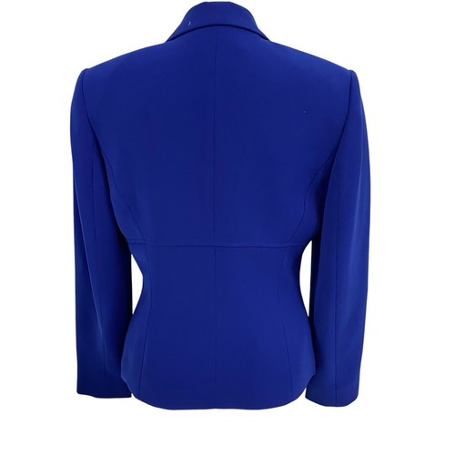 Liz Claiborne Blazer Womens Sz 10 Jacket Blue Office Corpcore Career Boardroom - Picture 5 of 15