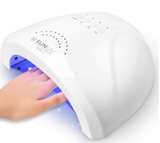 SUNUV UV LED Nail Lamp, Gel Light for Nail Polish UV Dryer 3 Timers SUNone white