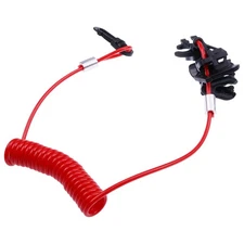 11 Key Safety Stop Switch Lanyard For Yamaha Honda OMC Boat Motor Outboards