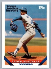 2018 Topps Archives #557 Pedro Martinez Topps Rookie History