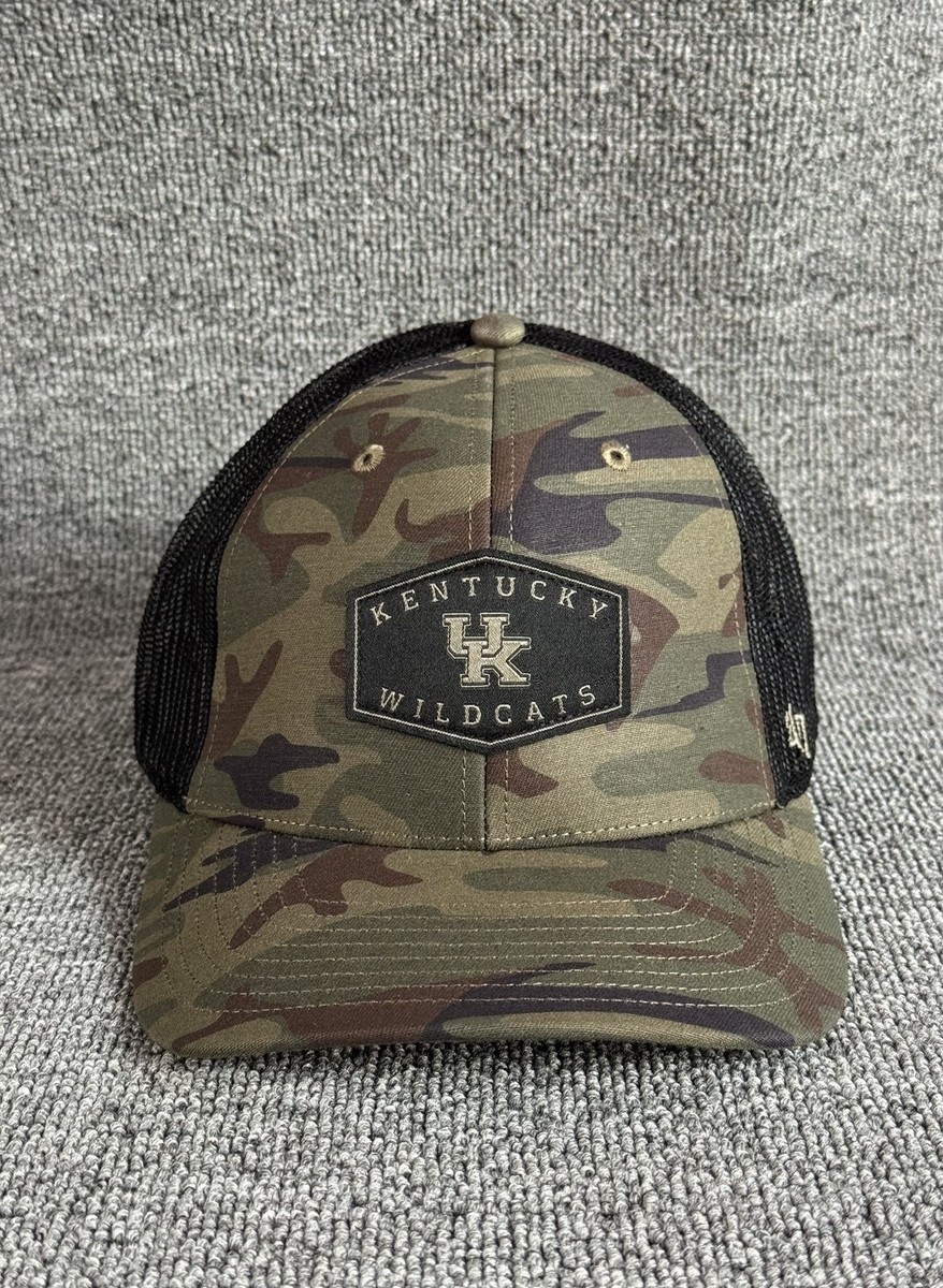 '47 Brand Kentucky Wildcats Trucker Snapback Camo Black One Size Hat