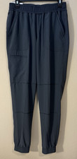 ScrubStar Jogger Women Small S Pull-On Pants Pockets Yoga Waistband Gray NEW