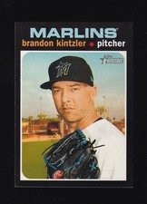 2020 Topps Heritage Brandon Kintzler #679 Miami Marlins