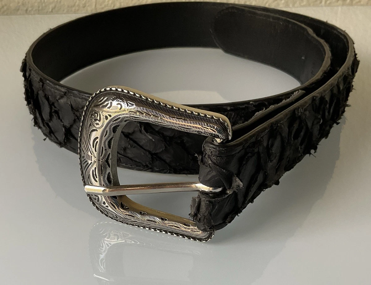 Porter James Leather Western Belt in Black Porter James - Together Journal - Fashion main image 3