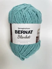 Spinrite 161110-10734 Bernat Blanket Big Ball Yarn- Light Teal