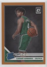 2019 Panini Donruss Optic Rated Rookie Orange Prizm /199 Carsen Edwards #196 8k4