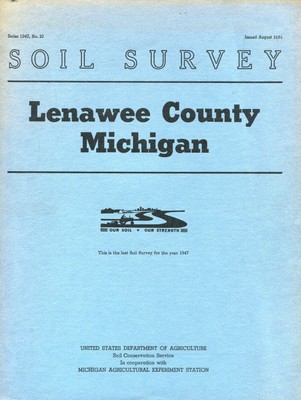Soil Conservation Service (Hrsg) - Soil Survey. Lenawee Cou #B2056871