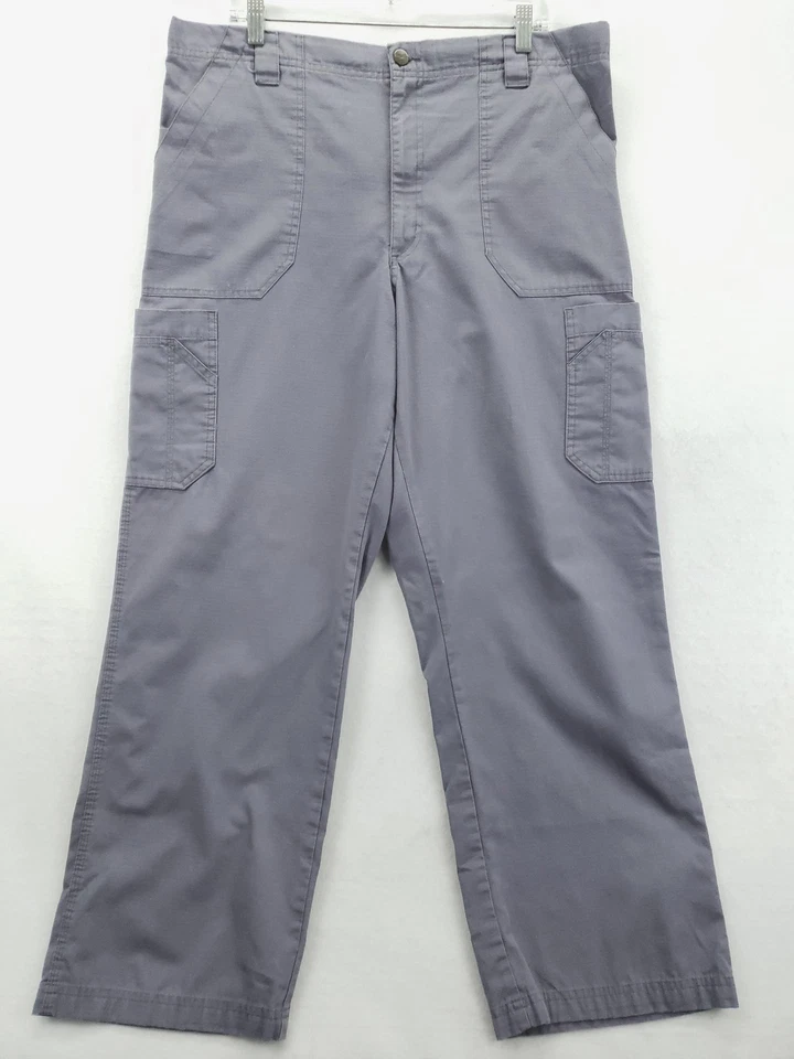 Carhartt Scrubs Set Mens 2XL Top XL Pants Gray Ripstop Cargo Medical Workwear - Image 3 of 4