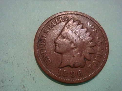 1896 Indian Head Penny IHP in Good Condition - actual coin in photo