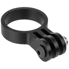 Camera Mount For 10mm Headset Spacer - 1-1/8", Black, CNC Aluminium, Suits GoPro