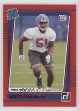 2021 Panini Donruss Rated Rookie Press Proof Red Azeez Ojulari #323 fm0