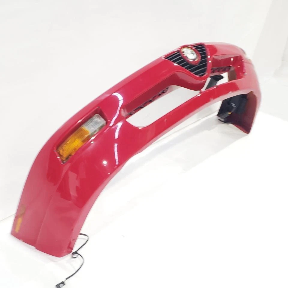 Alfa Romeo Spider Veloce 1991 1993 OEM Rosso rojo parachoques delantero pelado capa transparente Foto 2 de 4