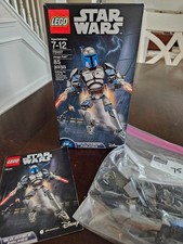 LEGO Star Wars Jango Fett Set 75107 Buildable Figure Manual & box 100% Complete