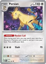 Persian [Reverse] #53 Prices | Pokemon Japanese Scarlet & Violet