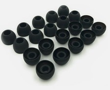 60 pcs Black Universal Beat Earbud Silicone Replacement Tips