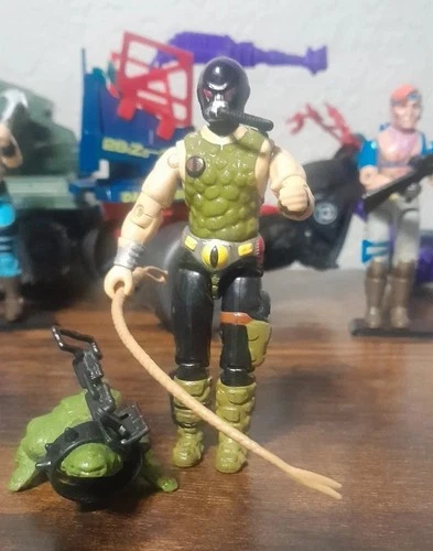 GI JOE Cobra Croc Master (Reptile Trainer), 100% Complete, 1987 Vintage Hasbro