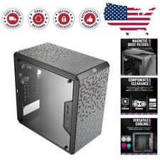 MasterBox Q300L Mini-Tower - Micro-ATX Case with Dust Filter Acrylic Panel