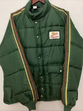 Rare DEKALB Corn Winter Puffer Style Jacket - Vintage L Seed Jacket Made In USA