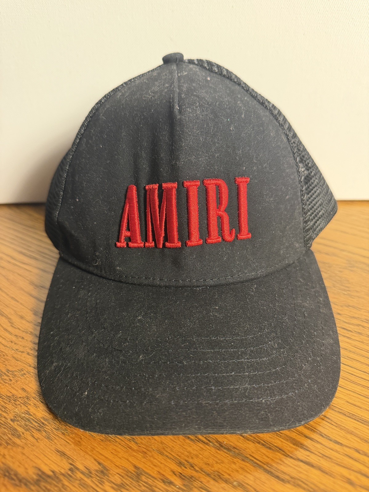 AMIRI Trucker Hat Black Red Logo  Snapback – Authentic Streetwear