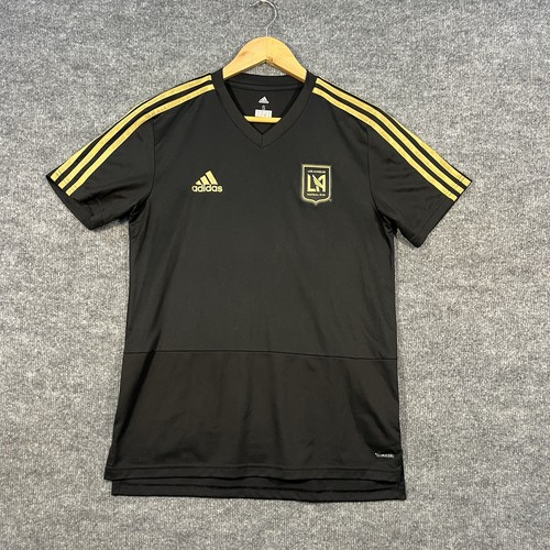 LAFC Los Angeles FC Adidas Black Home Soccer Shirt Jersey Kit Adult Small MLS