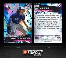 Bo Bichette 2019 Bowman Platinum Prismatic Prodigies #PPP-35 Toronto Blue Jays