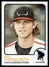 2022 Topps Heritage Minor League Max Ferguson Lake Elsinore Storm #155