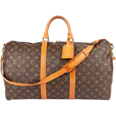 Louis Vuitton Monogram  Keepall 50 Bandoulière Travel Bag    Tasche