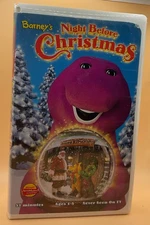 Barney's Night Before Christmas VHS 1999 Clamshell **Buy 2 Get 1 Free**