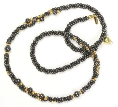 ♦♦ Collier in 14 kt 14k 585 er Gelb Gold mit Perlen Perle Goldperlen Perlenkette - Bild 1 von 1