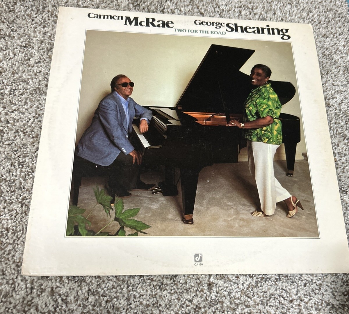Carmen McRae - George Shearing ‎– Two For The Road 1980 CJ-128 LP