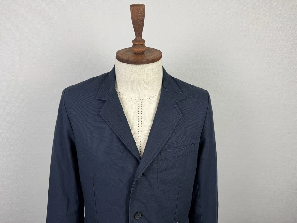 Jaqueta Blazer Masculina Admiral G-Star Raw Correct Azul Três Botões Decote V Tamanho 50 - Imagem 2 de 4