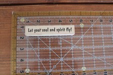 STAMPA ROSA Wood Rubber Stamp LET YOUR SOUL AND SPIRIT FLY Wishes Phrase