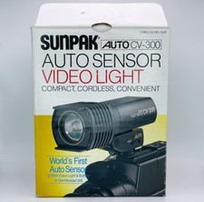 Vintage Sunpak Auto CV-300 Auto Sensor Camera Video Light w/Battery  Charger