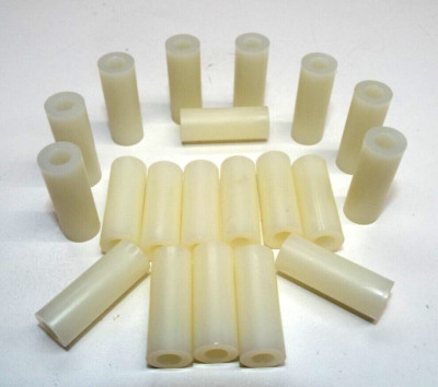 x20 #10 1'' x .197 ID x .375 OD 3/8'' ESSENTRA 13SP202 NYLON ROUND SPACER STANDOFF
