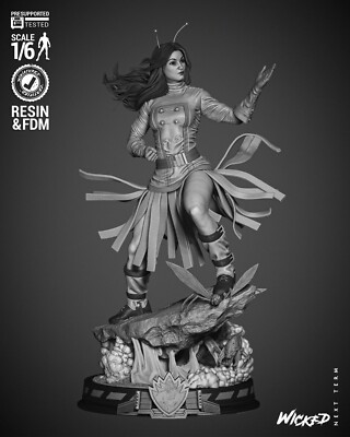 Mantis Comic Marvel Film Figur Skulptur Fan Art Harz vers. Größen 3D Druck