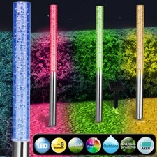 4x Lampe solaire LED colorée Luminaire extérieur jardin Éclairage illumination