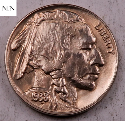 1938-D Buffalo Nickel - Gem BU