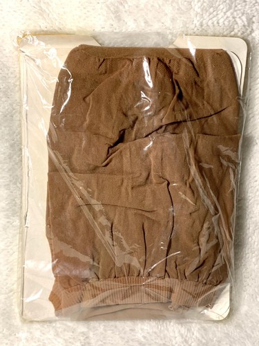 Vintage Sheer Line Control Top Panty Hose Sandal Foot Irregulars Beige Med #1206 - Picture 9 of 12
