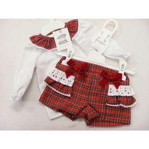 baby tartan outfit