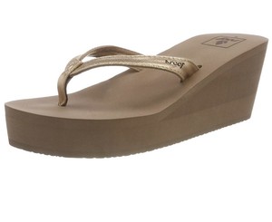 Reef Leather Fanning Low Thong - Brown | SurfStitch