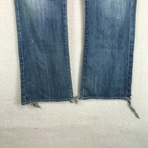 AG Adriano Goldschmied Jeans Mens 30x32 The Fillmore DISTRESSED Blue Denim - Picture 6 of 11