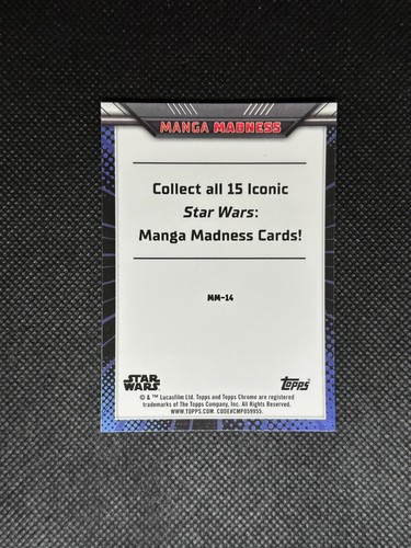 2023 Topps Chrome Star Wars Cards Insert Manga Madness - U Pick Complete Ur Set - Picture 13 of 13