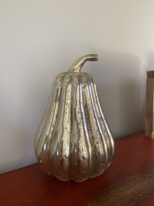 Pottery Barn Gold Mercury Glass Pumpkin | eBay