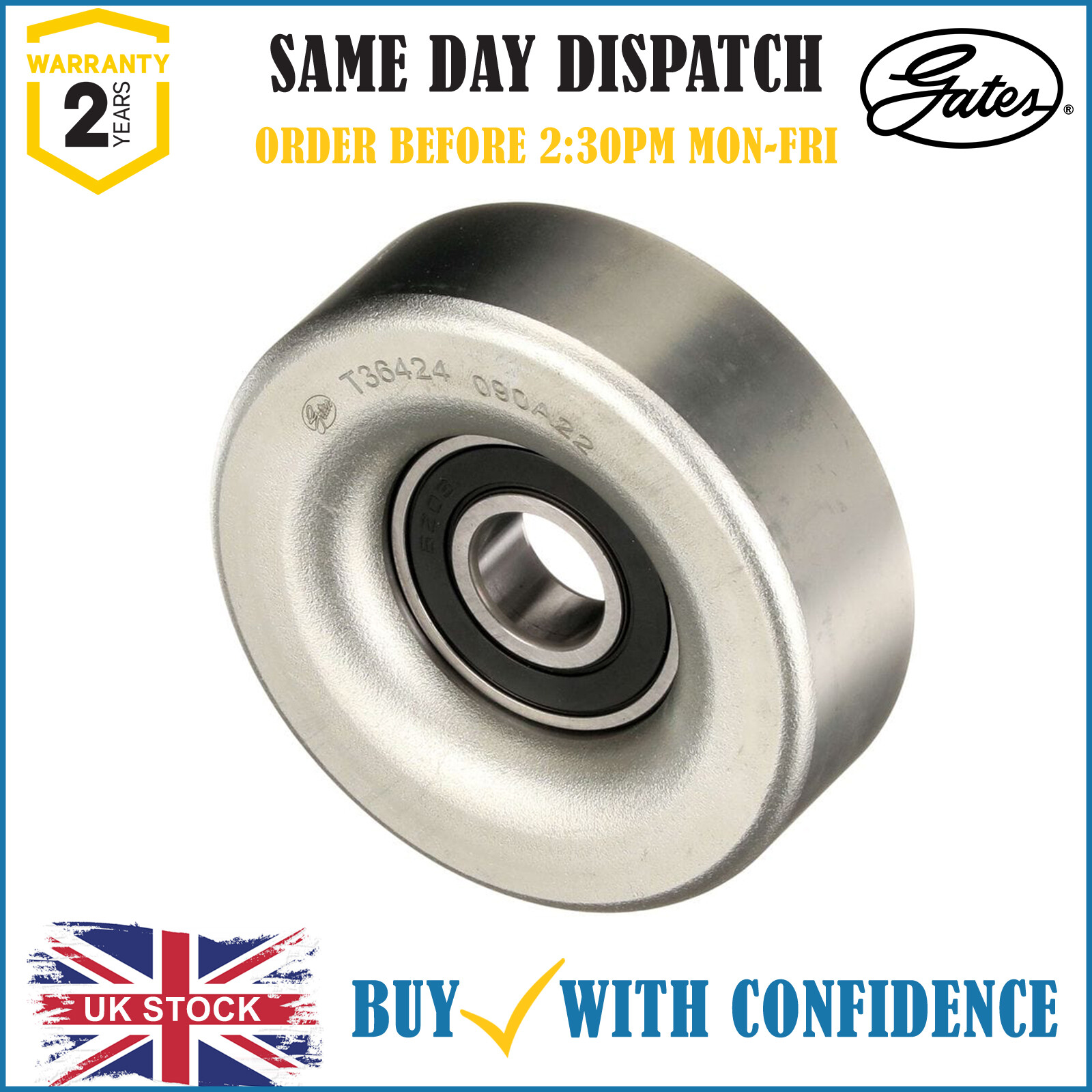 ✅Fits GATES T36424 T36424 DRIVEALIGN MV IDLER ⭐UK Seller⭐ - Image 13