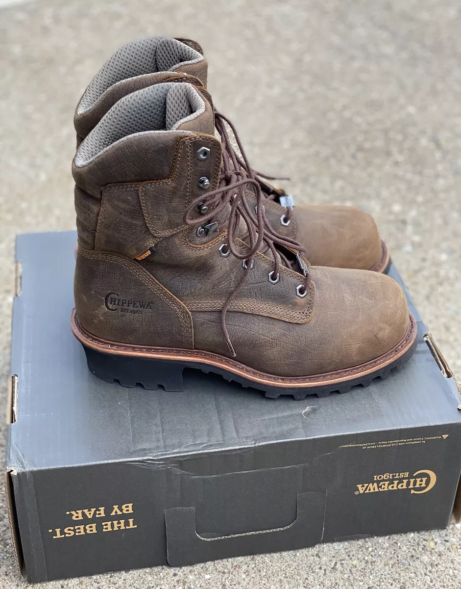 Chippewa Bolville 73213 Logger Boots Men s Size 8.5 D EU 41.5