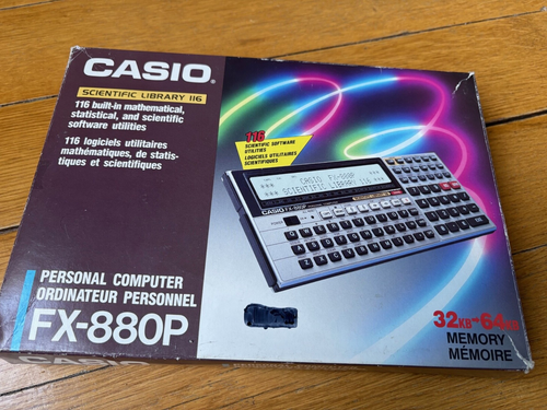 Casio FX 880P computer BASIC calculator (better than FX-850P) - 32 KB tested ! - Photo 2/14
