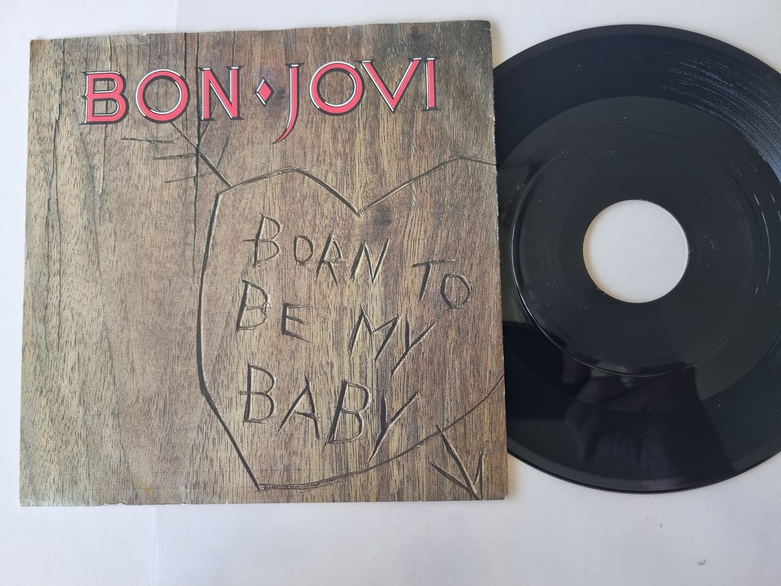 Bon Jovi - Born To Be My Baby 7'' Vinyl Holland MISPRESS
