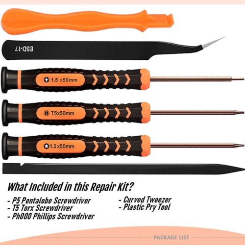 Repair Tool Kit for MacBook, TECKMAN Macbook Screwdriver Set Black-orange - Picture 3 of 7