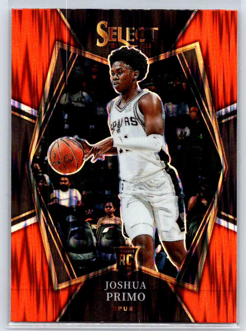 2021 Panini Select Joshua Primo #153 RC Orange Flash San Antonio