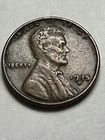 1915 d lincoln wheat cent looks f / vf, low mintage semi key Lot V708